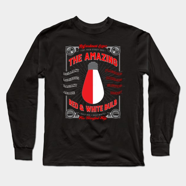 The Red & White Bulb Long Sleeve T-Shirt by You Killed Me First